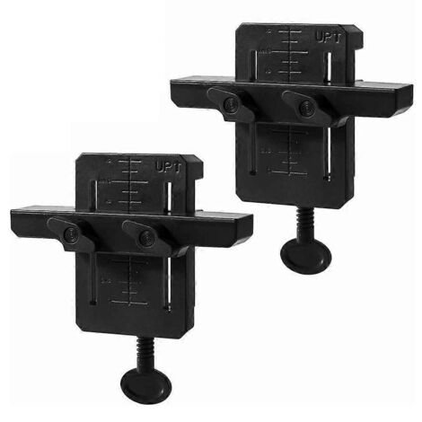 Pince de fixation pour cadre d'armoire basse, armoire multifonctionnelle, 2 pièces -- (1/5)