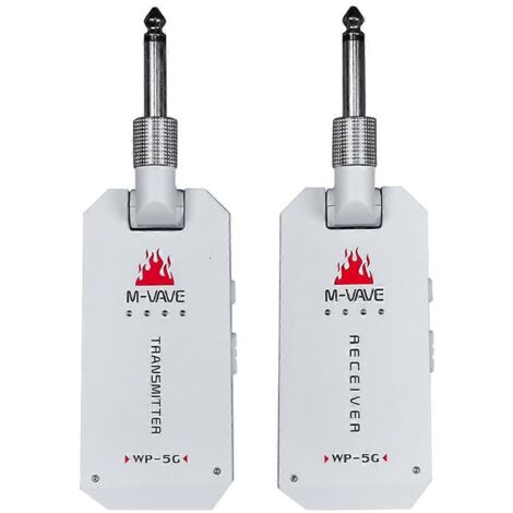 Système sans fil 5,8 GHz pour amplificateur de guitare, blanc. (1/5)