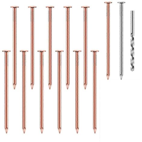 Kit de clous en cuivre pour abattre des arbres, clous en cuivre pur de 3,5 pouces en vrac -- (1/5)