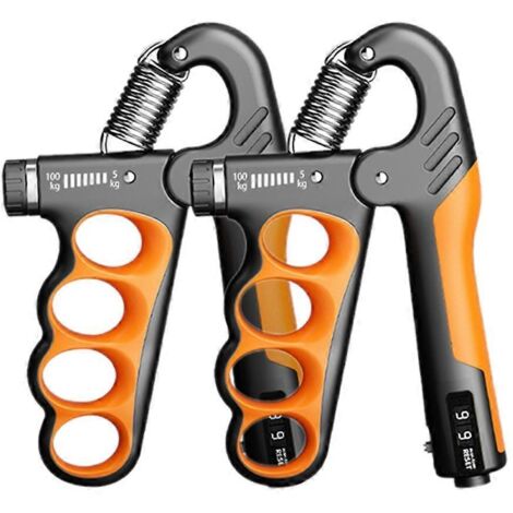 Lot de 2 appareils de renforcement de la force de préhension pour la musculation (5 à 100 kg) - B (1/5)