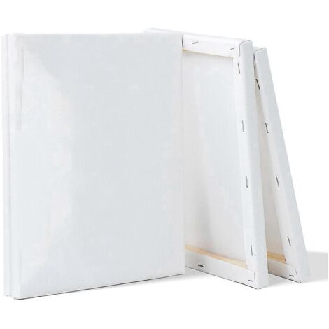 Lot de 4 tableaux à l'huile sur châssis de 20,32 x 25,4 cm (1/5)