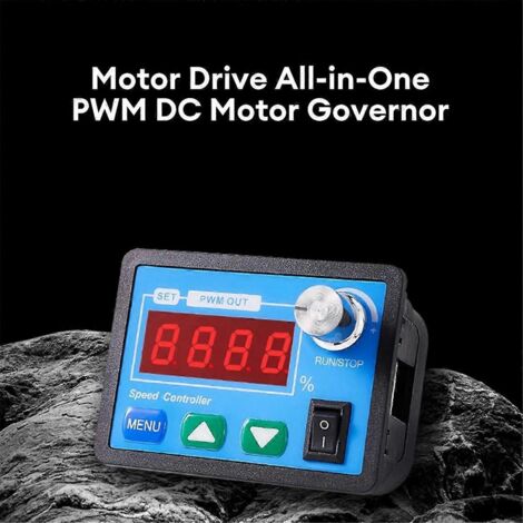Contrôleur de vitesse de moteur PWM 6-55 V CC 30 A - Régulateur réglable (1/5)