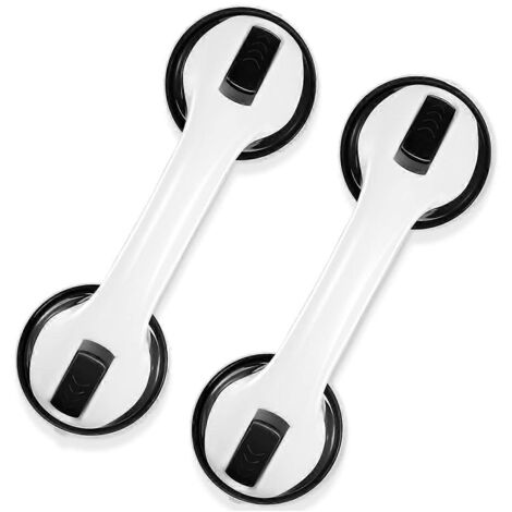Lot de 2 poignées de douche à ventouses de 29 cm (11,4 pouces), barres de sécurité (1/5)