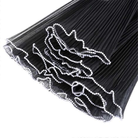 Papier d'emballage pour bouquet (3 feuilles), 28 cm x 4,1 m (noir) (1/5)
