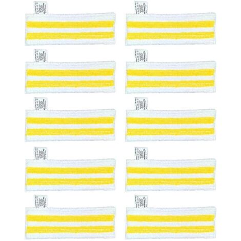 Lot de 10 chiffons pour balai vapeur compatibles avec Easyfix Sc2 Sc3 Sc4 Sc5-- (1/5)