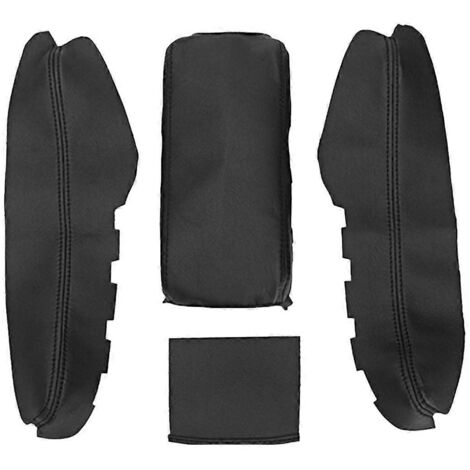 Couvercle de boîte à accoudoir central en PU noir pour 10-- (1/5)