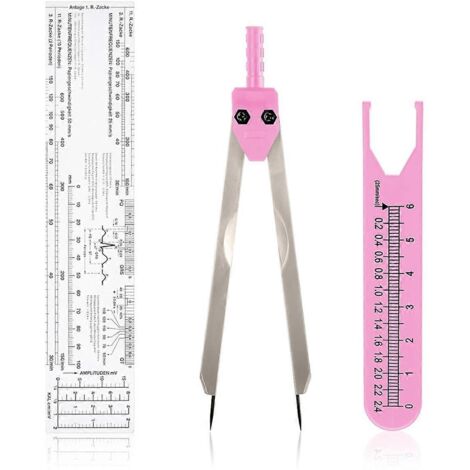 Pied à coulisse ECG, outil de mesure avec règle, pied à coulisse ECG (1/5)