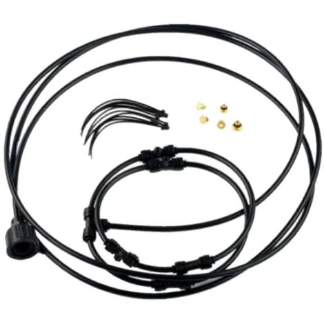 Kit de ventilateur rafraîchissant d'été de 20 pouces, kit de ventilateur à eau, adapté aux jardins-- (1/5)