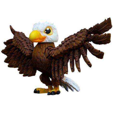 Décoration de bureau Aigle, figurine d'aigle réaliste, jouet, G-- (1/5)