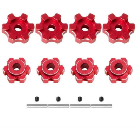 Supports de diffuseur en fibre de carbone pour plaques de protection d'aileron arrière, rouge-- (1/5)