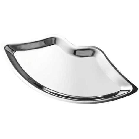 Plateau à bijoux en acier inoxydable en forme de lèvres, plateau métallique pour cosmétiques, E-- (1/5)