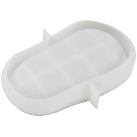 Moule ovale irrégulier pour palette, petit moule pour plateau de rangement de bibelots à la maison -- (1/5)