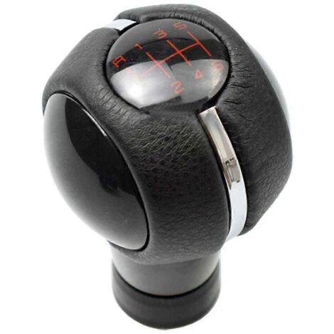 Pommeau de levier de vitesses noir et rouge à 6 rapports pour F54 F55 F56 F57-- (1/5)
