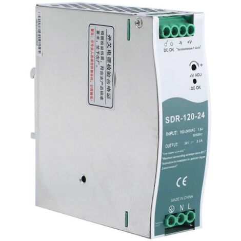 Alimentation à découpage SDR-120-24 sur rail DIN (1/5)
