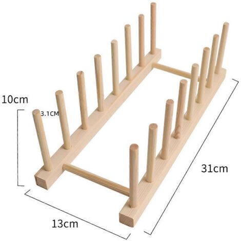 Égouttoir à vaisselle de cuisine en bois A-- (1/5)