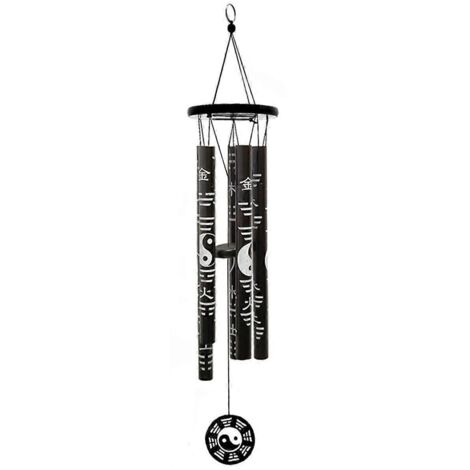 Petit pendentif carillon éolien Bagua, ornement Feng Shui chinois (1/5)