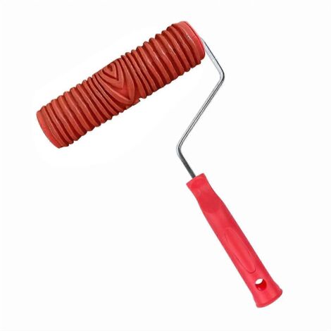 Rouleau à peinture en caoutchouc imitation bois --- (1/5)