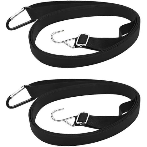 Lot de 2 sangles coupe-vent en nylon pour housse de voiture, protection sécurisée. (1/5)
