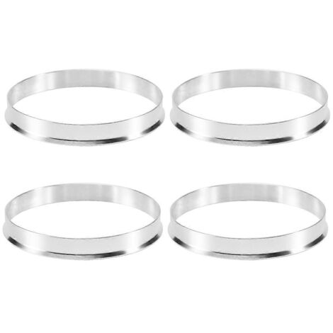 4 x Roue à bague de moyeu universelle en aluminium 74,1 mm de diamètre extérieur 72,6 mm de diamètre intérieur-- (1/5)