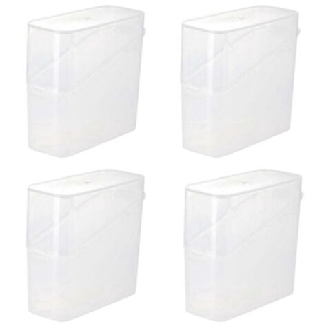 Boîte à fromage tranché pour réfrigérateur, lot de 4 boîtes de rangement pour fromage. (1/5)