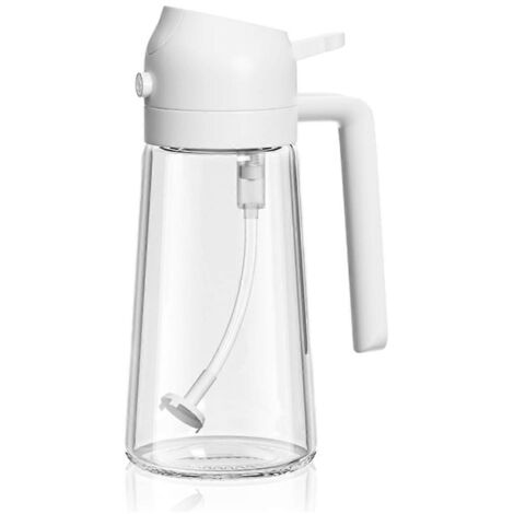 Vaporisateur et distributeur d'huile en verre 2 en 1, Vaporisateur et distributeur d'huile en verre-- (1/5)