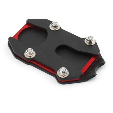 Accessoires moto : montant latéral élargi pour noir et rouge -- (1/5)