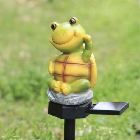 Lampe solaire en résine pour maison, jardin, décoration, pelouse, aménagement paysager, A-- (1/5)
