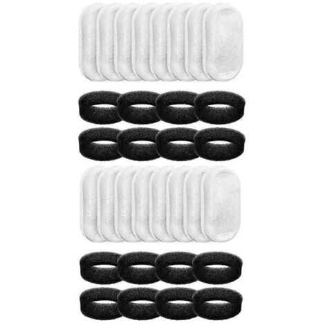 Lot de 16 filtres pour fontaine à eau pour chats, compatibles avec les modèles 108 oz/3,2 L et 67 oz/2 L. (1/5)