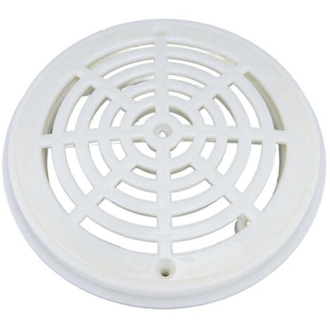 Couvercle de bonde de piscine de rechange, arrondi, 8 pouces, drainage efficace -- (1/5)