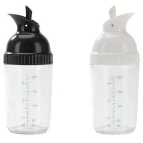 Récipient pour vinaigrette, bouteilles de vinaigrette avec couvercle,B-- (1/5)
