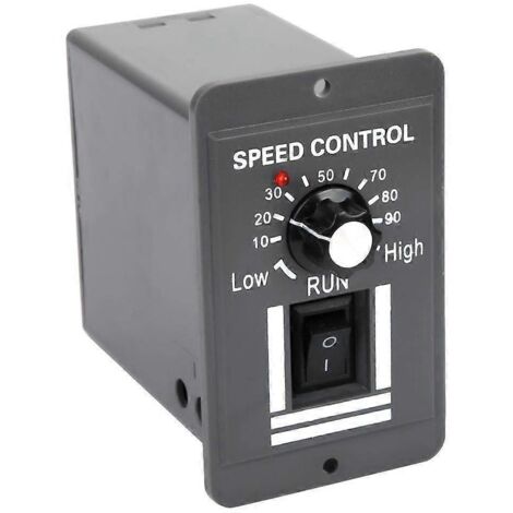 Contrôleur de vitesse de moteur PWM 10 A CC 12 V 24 V 36 V 48 V avec interrupteur réversible (1/5)