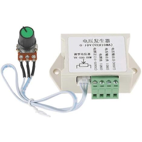 Générateur de signal de tension 0-10 V 10 mA pour automate programmable, microcontrôleur et contrôleur industriel. (1/5)