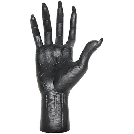 Pour une main en résine, cadeau d'anniversaire, décoration d'intérieur - Noir-- (1/5)
