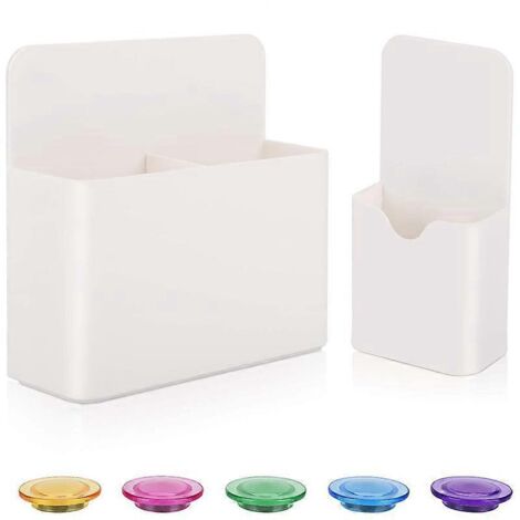 Porte-marqueurs magnétiques pour tableau blanc, porte-crayons magnétiques --- (1/5)