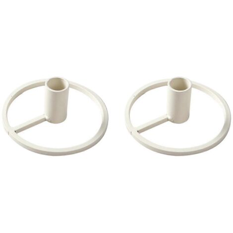 Porte-bougies géométriques en métal B pour centres de table et décorations-- (1/5)