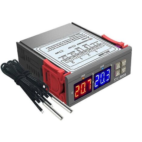 Thermostat numérique avec régulateur de température STC-3008 et capteur de température. (1/5)