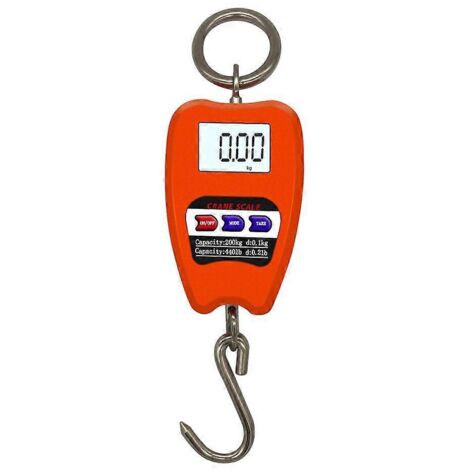 Mini balance à grue numérique industrielle suspendue orange-- (1/5)