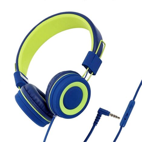 Casque audio pour enfants, bleu et vert (1/5)