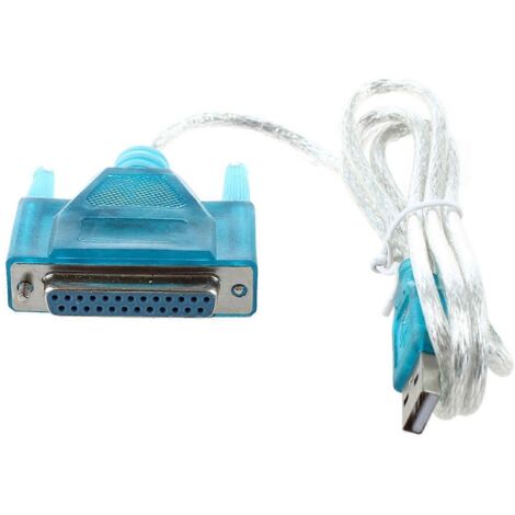 Adaptateur de câble USB vers imprimante DB25 25 broches vers port parallèle -- (1/3)
