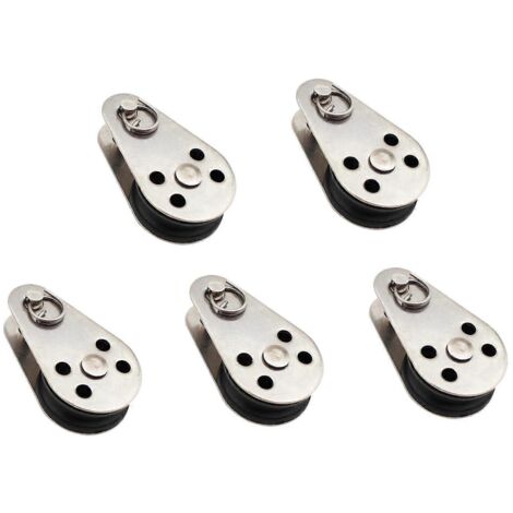 Poulie à rouleaux M25 en acier inoxydable (lot de 5) (1/5)