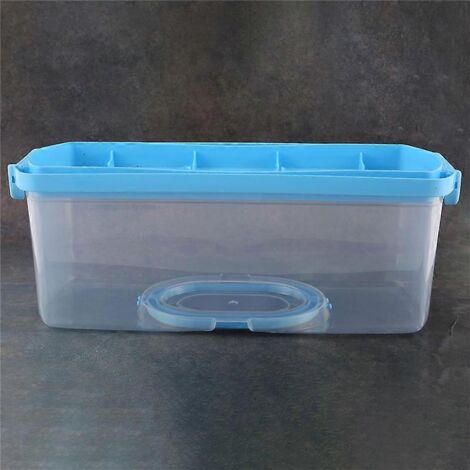 Boîte à pain portable avec poignée, récipient à gâteaux en plastique --- (1/5)