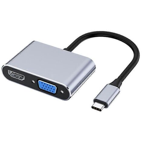 Adaptateur USB C vers VGA pour vidéoprojecteurs professionnels (1/5)