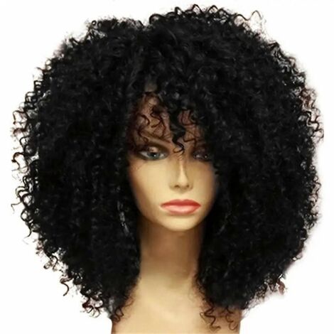 Perruques afro de 16 pouces avec frange (B) (1/5)