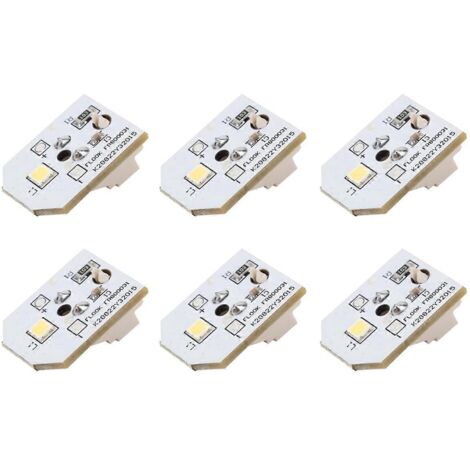 Lot de 6 lampes LED WR55X11132 pour réfrigérateur-- (1/5)