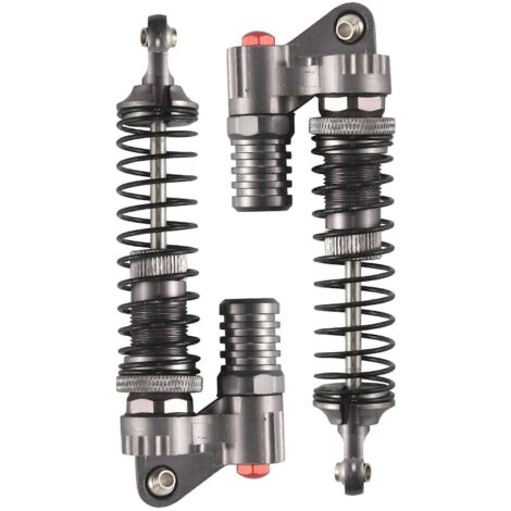 2 amortisseurs en alliage d'aluminium de 90 mm pour modèle réduit de rocker RC à l'échelle 1/10 (1/5)