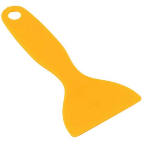 Grattoir nettoyant pour film plastique jaune - (1/5)