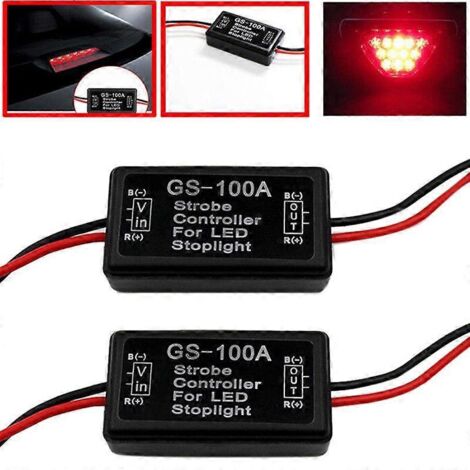 Contrôleur de clignotement de feu stop à LED pour voiture GS-100A-- (1/5)