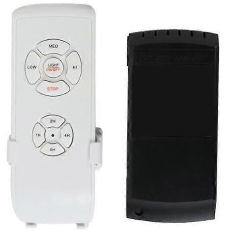 Kit de télécommande pour ventilateur de plafond, contrôle sans fil de la vitesse, de la lumière et de la minuterie -- (1/5)