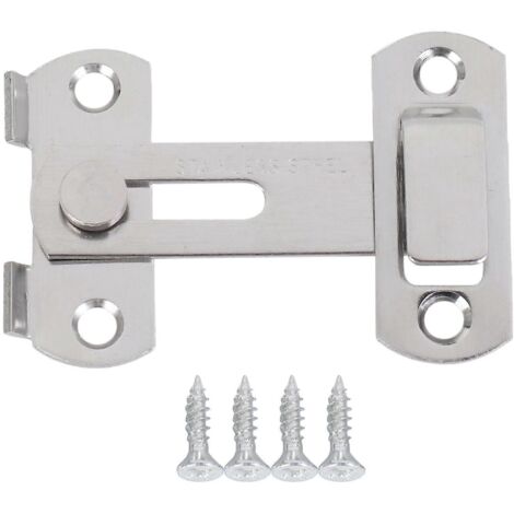 Loquet à moraillon en métal, verrou de porte coulissante pour fenêtre ou armoire (1/5)