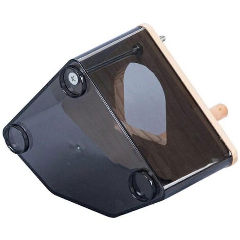 Cage d'élevage intérieure, abri transparent pour oiseaux, nid en bois + perchoir A-- (1/5)